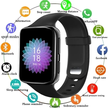 2021 K80 Smart Hodinky Plné Dotykovej Obrazovky A Šport Srdcovej Frekvencie Fitness Hodinky Bluetooth Hovor Nepremokavé Smartwatch Pre Mužov, Ženy