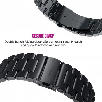 Nerezová Oceľ Remienok+Ochranné puzdro Pre Samsung Galaxy aktívny 2 40 mm 44 mm active2 Vymeniteľné Kovové Watchband Náramok